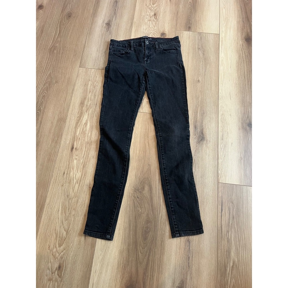 Cello Jeans Women's Size 11 Black Skinny Stretch Denim Mid Rise 5 Pocket